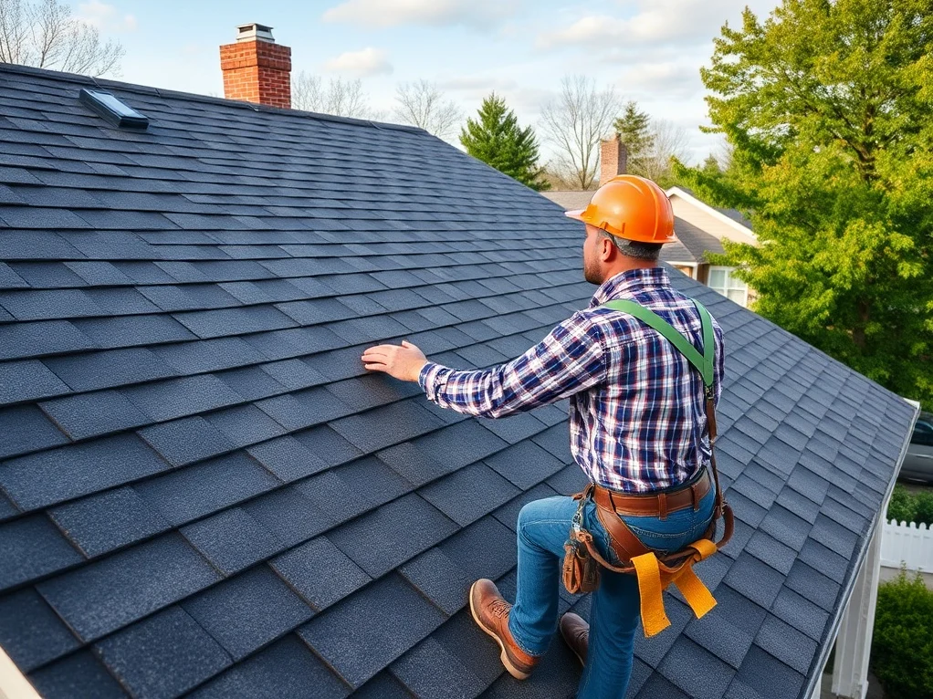 Our roofing team at work